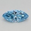 0.42 Ct. Fancy Vivid Blue Marquise Lab Grown Diamond
