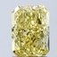 2.07 Ct. Fancy Vivid Yellow Radiant Lab Grown Diamond