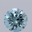 2.01 Ct. Fancy Vivid Green Round Lab Grown Diamond