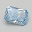 1.61 Ct. Fancy Vivid Blue Radiant Lab Grown Diamond