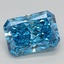 2.59 Ct. Fancy Vivid Blue Radiant Lab Grown Diamond