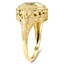The Karrah Ring, smalltop view on a hand