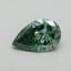 0.41 Ct. Fancy Vivid Pacific Green Pear Lab Grown Diamond