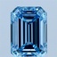 2.18 Ct. Fancy Vivid Blue Emerald Lab Grown Diamond