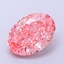 3.51 Ct. Fancy Vivid  Pink Oval Lab Grown Diamond