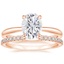 14KR Moissanite Freesia Ring with Sia Diamond Open Ring, smalltop view
