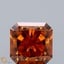 3.05 Ct. Fancy Brownish Orange Radiant Lab Grown Diamond