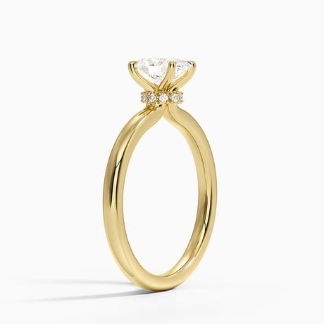 Secret Halo 2mm Diamond Ring