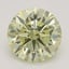 1.52 Ct. Fancy Light Yellow Round Diamond