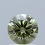 1.09 Ct. Fancy Vivid Green Round Lab Grown Diamond