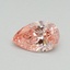 0.40 Ct. Fancy Vivid Pink Pear Lab Grown Diamond