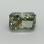 1.68 Ct. Fancy Vivid Green Radiant Lab Grown Diamond