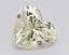1.00 Ct. Fancy Light Yellow Heart Lab Grown Diamond