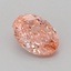 1.09 Ct. Fancy Vivid Pink Oval Lab Grown Diamond