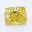 1.99 Ct. Fancy Intense Yellow Cushion Lab Grown Diamond