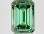 3.13 Ct. Fancy Vivid Green Emerald Lab Grown Diamond