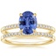 18K Yellow Gold Petite Viviana Diamond Bridal Set (1/4 ct. tw.)