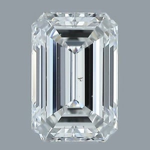 Emerald diamond — real photo