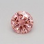0.29 Ct. Fancy Vivid Pink Round Lab Grown Diamond