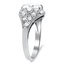 The Kalina Ring, smalltop view on a hand