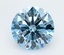 3.12 Ct. Fancy Vivid  Blue Round Lab Grown Diamond