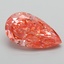 5.02 Ct. Fancy Red Pear Lab Grown Diamond