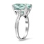 The Valina Ring, smalltop view on a hand