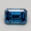 1.01 Ct. Fancy Intense Blue Emerald Lab Grown Diamond