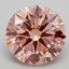 2.60 Ct. Fancy Intense Pink Round Lab Grown Diamond