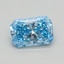 0.40 Ct. Fancy Vivid Blue Radiant Lab Grown Diamond