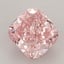 1.80 Ct. Fancy Vivid  Pink Cushion Lab Grown Diamond