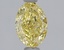 1.09 Ct. Fancy Vivid  Yellow Oval Lab Grown Diamond