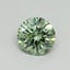 0.70 Ct. Fancy Vivid Green Round Lab Grown Diamond