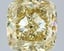3.09 Ct. Fancy  Yellow Cushion Lab Grown Diamond