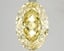 5.15 Ct. Fancy Vivid Yellow Oval Lab Grown Diamond
