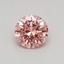0.31 Ct. Fancy Vivid Pink Round Lab Grown Diamond