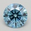 0.94 Ct. Fancy Vivid Blue Round Lab Grown Diamond