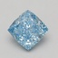 2.08 Ct. Fancy Vivid Blue Cushion Lab Grown Diamond