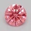 1.04 Ct. Fancy Vivid  Pink Round Lab Grown Diamond