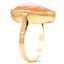 The Nuri Ring, smalltop view on a hand