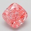 2.02 Ct. Fancy Pink Cushion Lab Grown Diamond