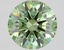 1.62 Ct. Fancy Vivid Green Round Lab Grown Diamond