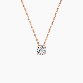 Floating Solitaire Pendant