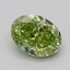 1.01 Ct. Fancy Green Oval Lab Grown Diamond