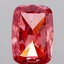 5.32 Ct. Fancy Vivid  Pink Cushion Lab Grown Diamond