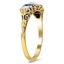 The Trudey Ring, smalltop view on a hand