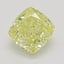 1.21 Ct. Fancy Intense Yellow Cushion Diamond