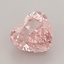 1.69 Ct. Fancy Intense  Pink Heart Lab Grown Diamond
