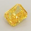 1.41 Ct. Fancy Vivid Yellow Radiant Lab Grown Diamond