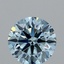 1.13 Ct. Fancy Vivid Blue Round Lab Grown Diamond